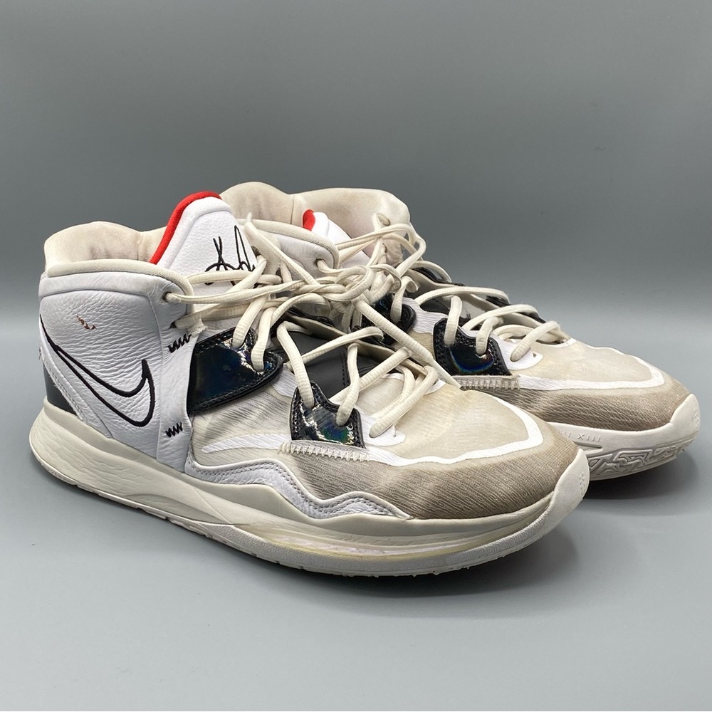 Nike Kyrie 8 Infinity White Black University Red​ - Picture 4 of 4
